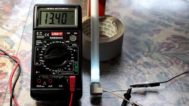 Питание катода люминесцентной Т5 лампы от регулируемого источника постоянного напряжения смотреть онлайн