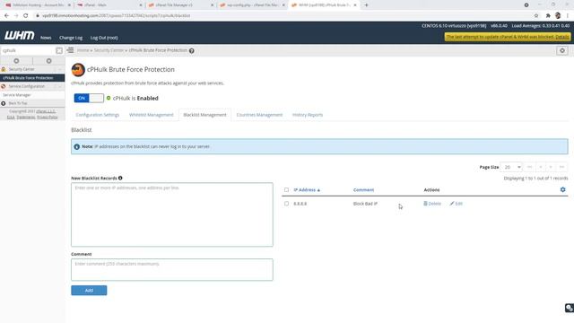 How to Blacklist Whitelist an IP Address in WHM смотреть онлайн