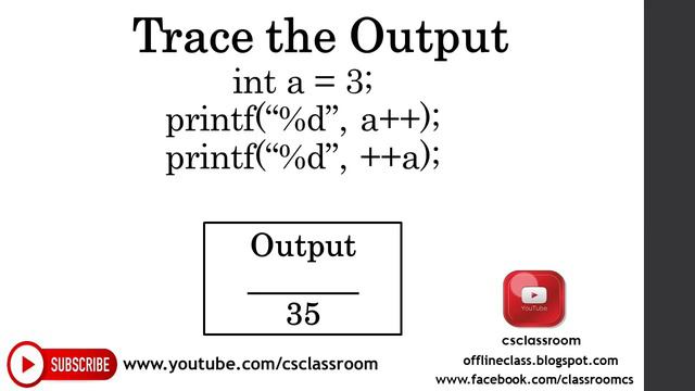 output finding method | output tracing method | C Language | #csclassroom | M. Hassan Hashmi смотреть онлайн