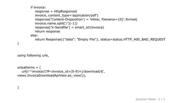 Django : django TypeError: get() got multiple values for keyword argument 'invoice_id' смотреть онлайн