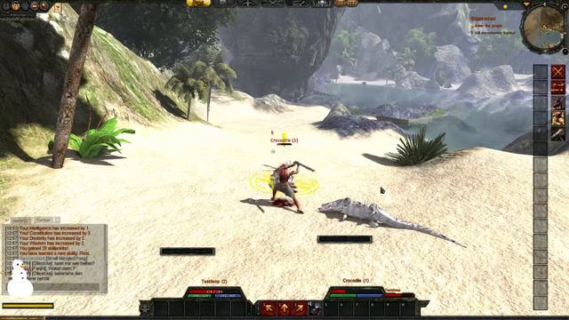 Age of Conan Tutorial 5/11 : Basic combat for Melee and Caster classes (and leveling up) смотреть онлайн