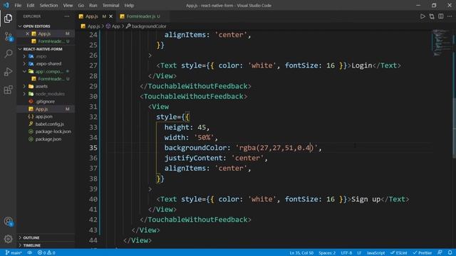 React Native Form With Animated API - Part 1 смотреть онлайн
