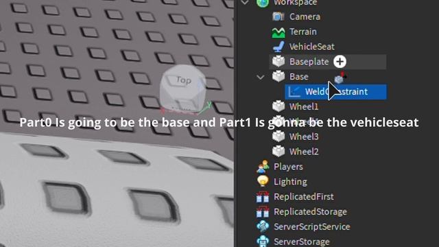 How to make a car in Roblox Studio || ROBLOX STUDIO смотреть онлайн