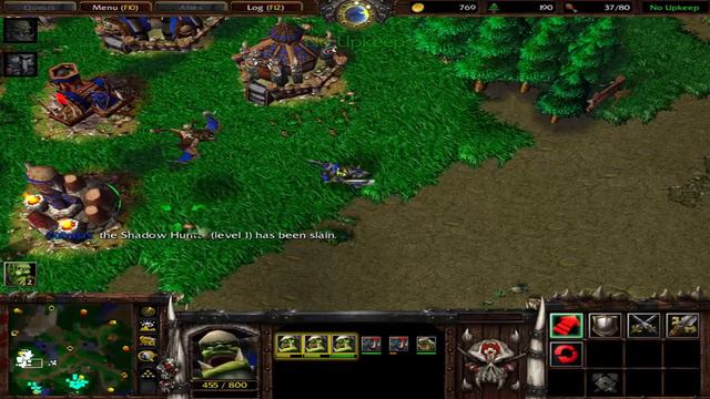Warcraft 3 #1 | Orc vs Normal Bots | A pathetic attempt :( | weird flashing смотреть онлайн