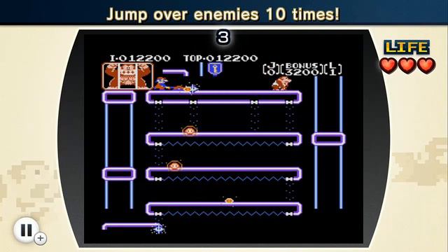 NES Remix Walkthrough - Donkey Kong Jr. All 7 Stages (3 Star Rainbow Rank) смотреть онлайн