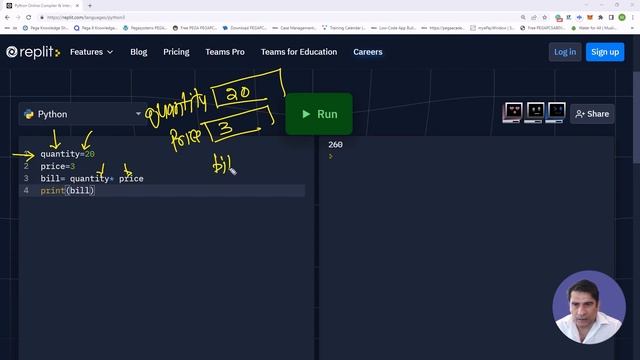 Introduction to Python - Writing a simple bill calculator program (7/33) смотреть онлайн