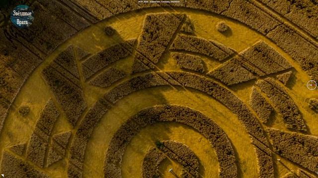 Загадочный рисунок на поле в Германии, сделан не людьми! смотреть онлайн