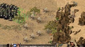 #33 Stronghold Crusader/крепость крестоносца туманная река,прохождение на русском языке