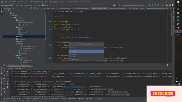Exception Handling and Recursive Problem (Relationship in DB) in Spring Boot REST API смотреть онлайн