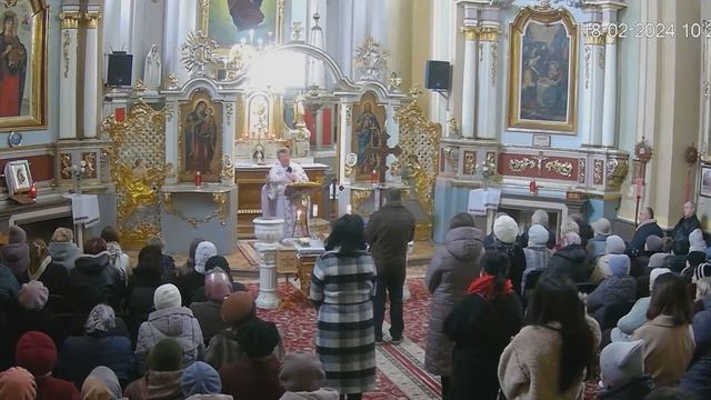 Трансляція з храму Успіння Пресвятої Богородиці м.Городенка смотреть онлайн