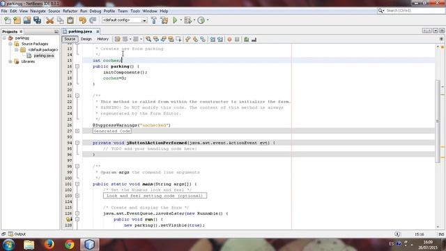 Ejercicio resuelto: Simulación de un parking en Java Netbeans con Interfaz смотреть онлайн