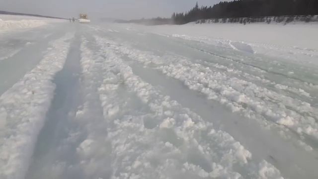 Дальнобой! Рейс на Якутию ч 7! Ледовый путь прошли! Добрались до Олекминска! смотреть онлайн