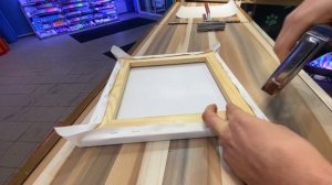 Как натянуть холст на подрамник. Инструкция техника инструмент от художника Андрей Горба