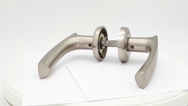 Ручка раздельная для межкомнатных дверей Сатин смотреть онлайн