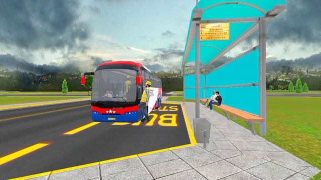 😱 Bus Driving Simulator Indones 2024 - Bus Offroad Driving Game - Android Gameplay/bus drive Level смотреть онлайн