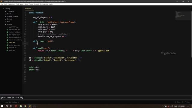 Dunder methods in Python தமிழ் | OOPs concept | Object oriented programming in python смотреть онлайн