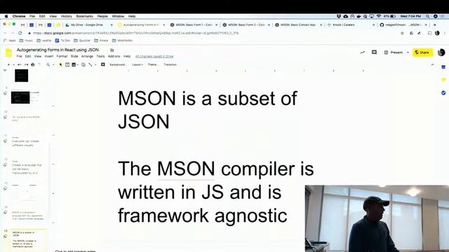 Autogenerating forms in React using JSON | Geoff Cox смотреть онлайн