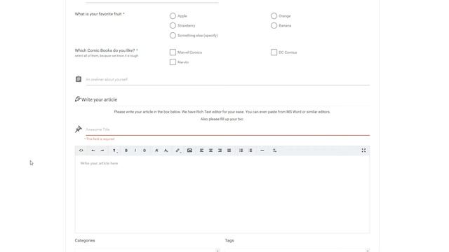 eForm WP Core Integration Demo смотреть онлайн