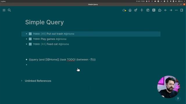 Logseq Simple Queries - All the basics to filter what you need смотреть онлайн
