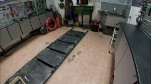 самодельная смотровая яма с раздвижной крышкой