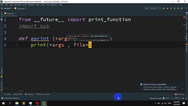 How to print to stderr in Python смотреть онлайн