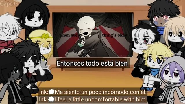 Depressive Ink Au Reacts To Originals [English/Español] (Part-Parte 3/?)
