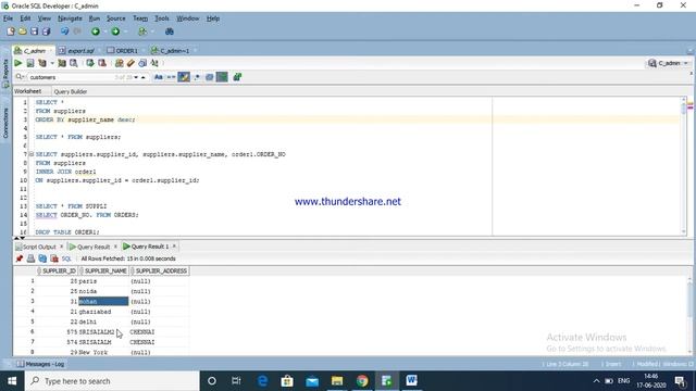 Oracle ORDER BY Clause--16 смотреть онлайн
