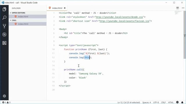 The 'call' Method in JavaScript | Function Call Explained смотреть онлайн