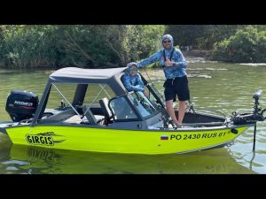 Классная рыбалка на Дону. Отличный день на воде. И обновка в моей лодке- Lowrance HDS Live12