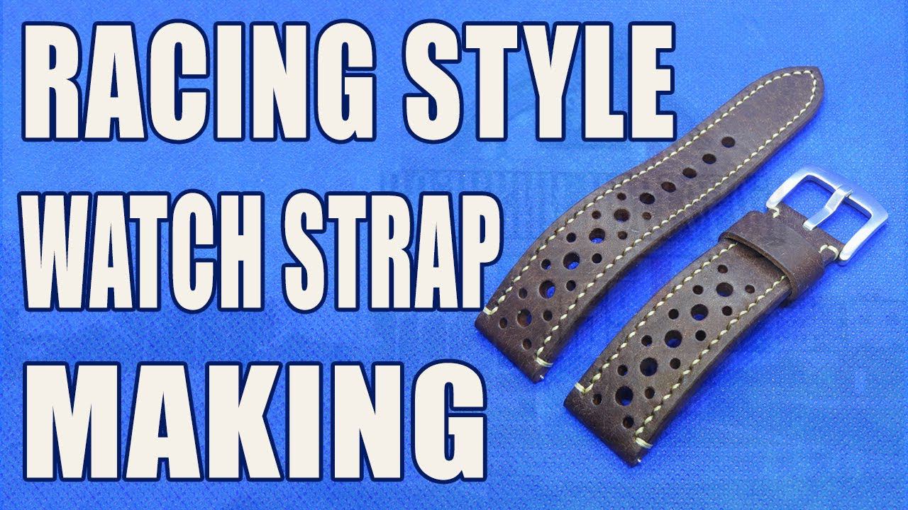 [Leather Craft] Racing Style Watch Strap