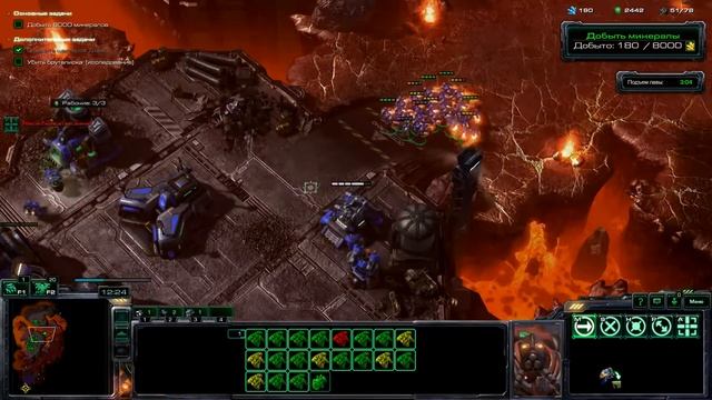 StarCraft II: Wings of Liberty - Прохождение без комментариев. Миссия № 6 "Песочница Дьявола" смотреть онлайн