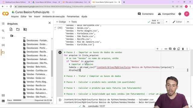 Tabelas e Bases de Dados em Python - Curso de Python - Aula 5 смотреть онлайн