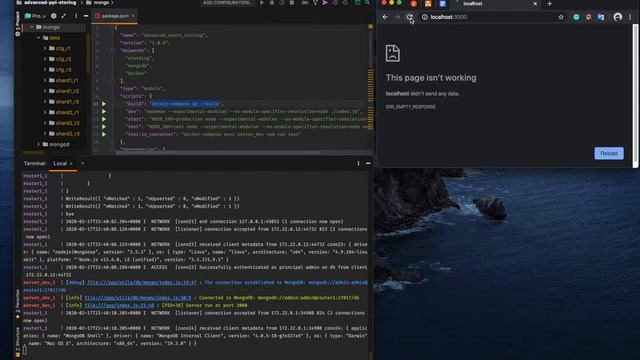 MongoDB sharding inside Docker containers смотреть онлайн