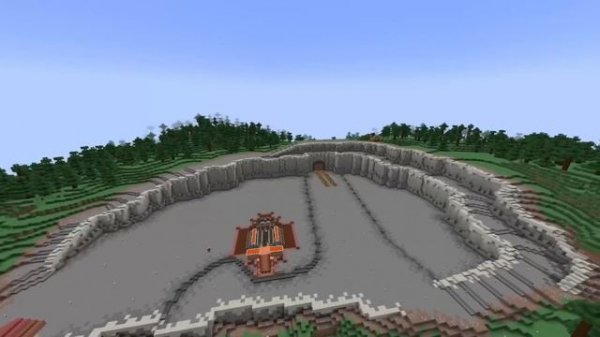 I built a HUGE EXCAVATOR using Minecraft Create Mod