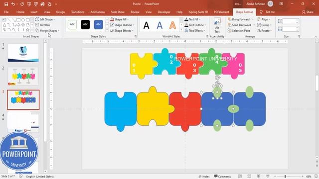 Create Jigsaw Puzzle Slide in PowerPoint. Tutorial No. 887 смотреть онлайн