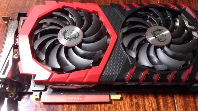 Обзор видеокарты MSI GTX 1060 Gaming X 6G смотреть онлайн