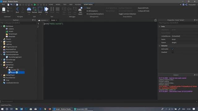 ✔ How to make a Simulator Game on ROBLOX! *easy* ~ PART 1: Points, saving system смотреть онлайн