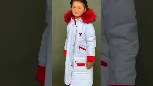 Зимний пуховик для девочек 