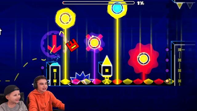 ТАК У МЕНЯ ЕЩЁ НЕ БОМБИЛО НИКОГДА ? САМАЯ СЛОЖНАЯ СЕРИЯ ПО GEOMETRY DASH! смотреть онлайн