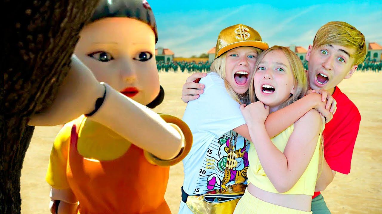 Игра в Кальмара Новая Глава в Реальной Жизни. Squid Game в Школе! Мы Семья - Лучшее! смотреть онлайн