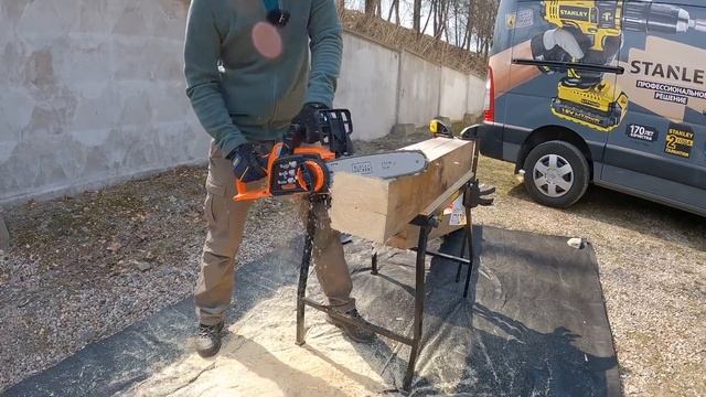 ?Большой обзор аккумуляторная цепная пила DeWALT DCM565 18V сравнение с пилой для дома Black+Decker смотреть онлайн