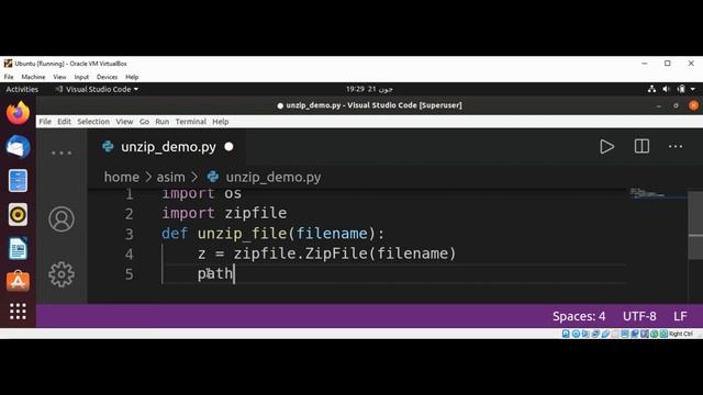 Python Extract all files from a ZIP archive смотреть онлайн