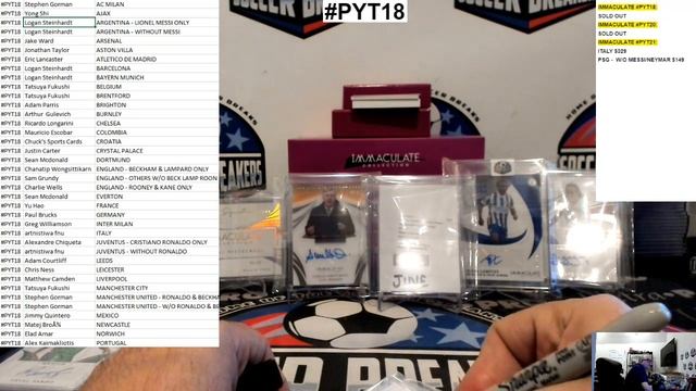 2021 PANINI IMMACULATE SOCCER HOBBY 6 BOX, PICK YOUR TEAM PYT CASE BREAK #PYT18 (SOCCER BREAKERS FC смотреть онлайн