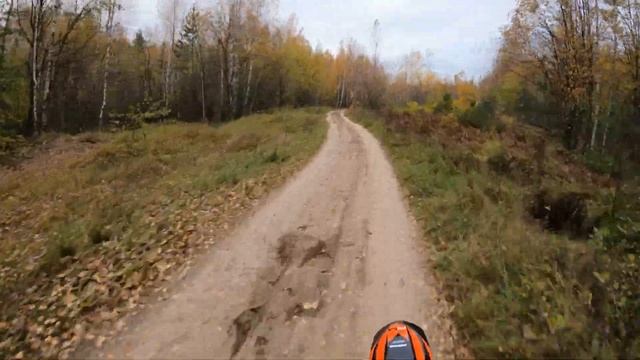 Осенняя покатушка на эндуро мотоцикле, нарвался на ДПС , Regulmoto Sport 003 Pro