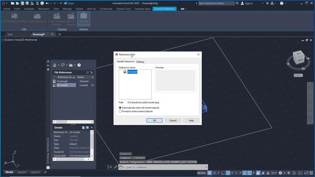 AutoCAD How To Exit Reference Editing Tutorial смотреть онлайн