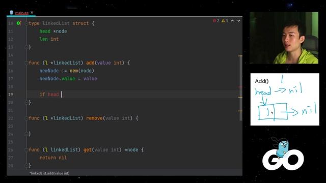 Golang Linked List - Golang Data Structures смотреть онлайн
