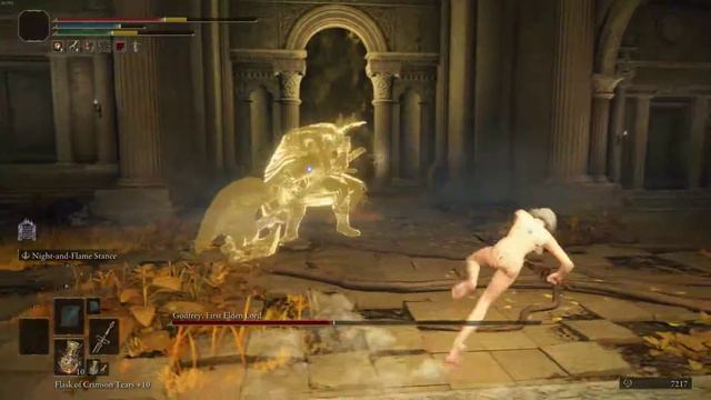 Elden Ring | FIVE SHOTTING Godfrey, First Elden Lord | NO ARMOR + OP SWORD | Capitol Guide смотреть онлайн