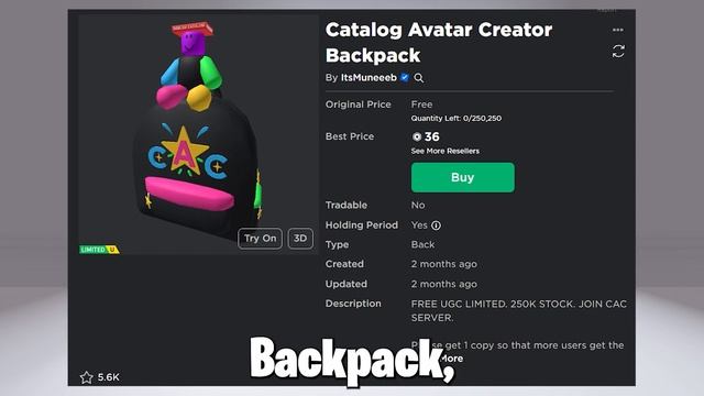 *UPDATED* HOW TO GET FREE CATALOG AVATAR CREATOR ITEMS IN ROBLOX! ? ? смотреть онлайн