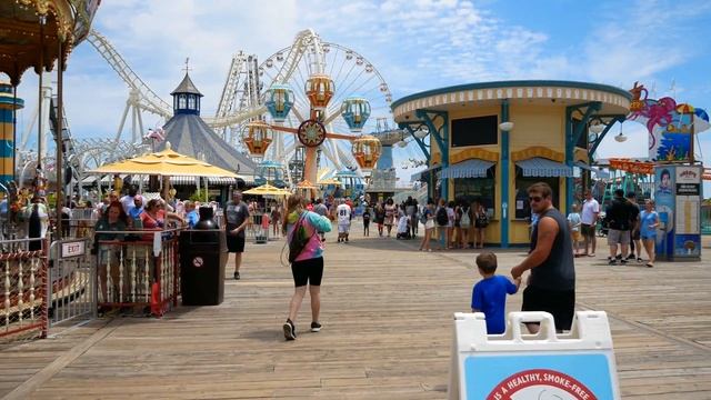 Wildwood New Jersey Boardwalk and Morey's Piers 2022. смотреть онлайн