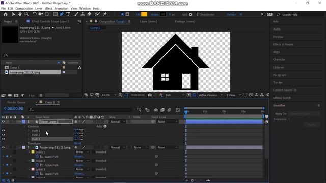 Как в After Effects преобразовать Png в слой формы (Shape) смотреть онлайн